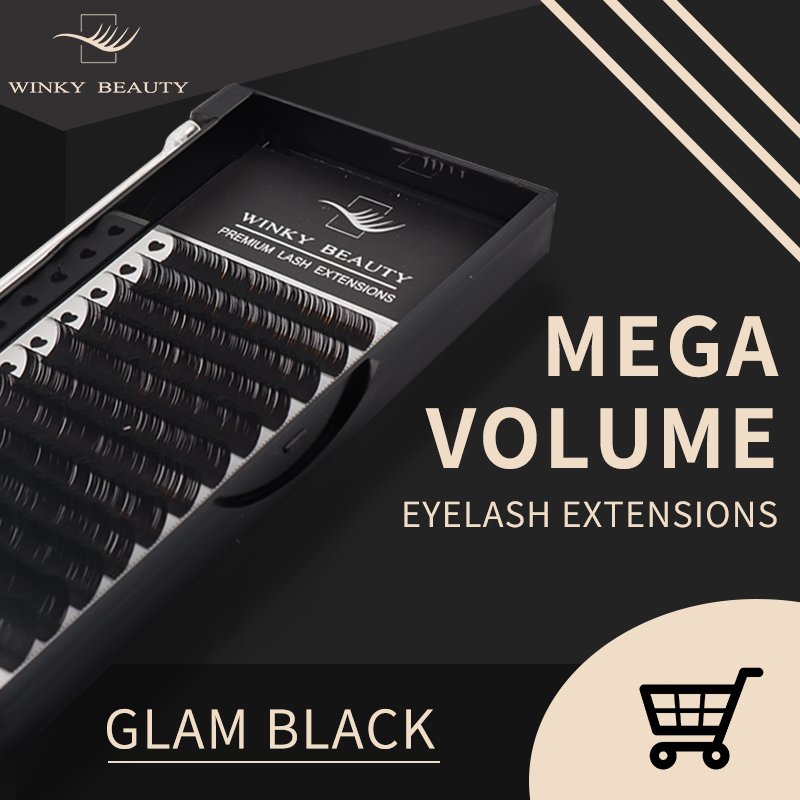 Eyelash Extension Russian - Winky Beauty Niestandardowe logo Indywidualne przedłużanie