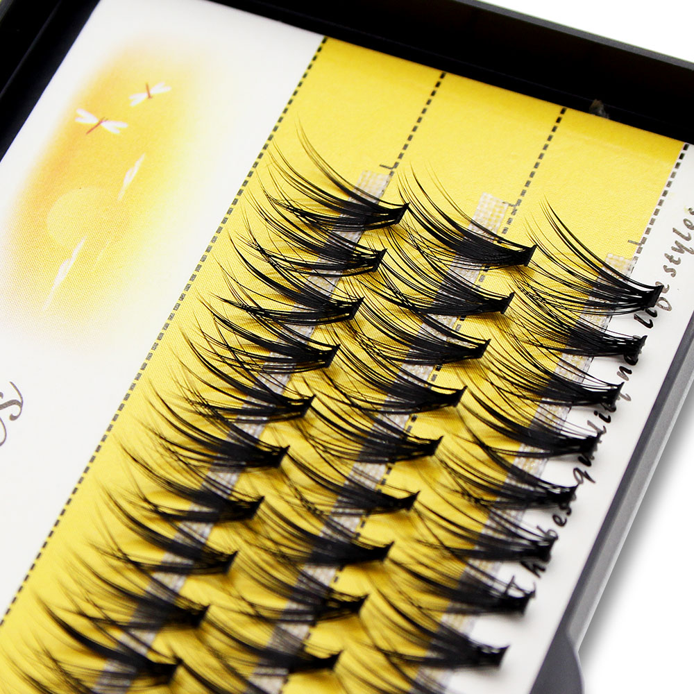 Czarne 60 Kępek Rzęs z Norek,  – Eyelash Extension Human Hair recenzja i cena