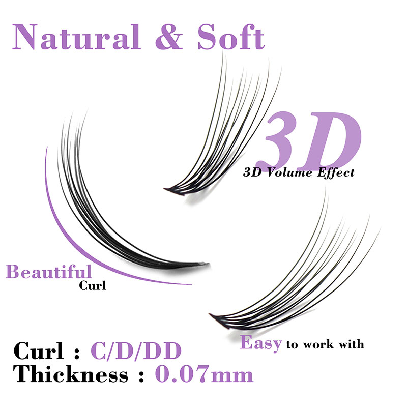 Kimcci C/D/DD Curl Mix długość – Eyelash Extension Russian recenzja i cena