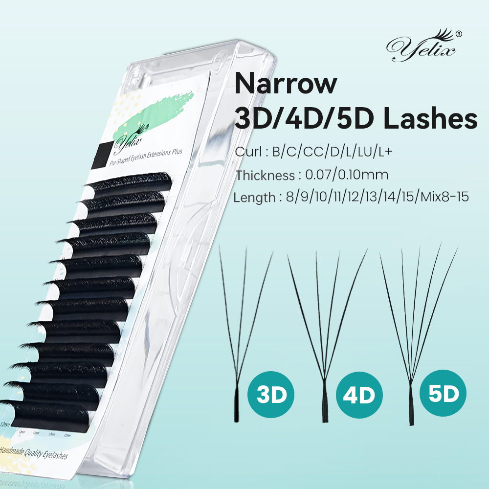 Yelix – wąskie, trójwymiarowe, – Eyelash Extension For Asian Eyes recenzja i cena