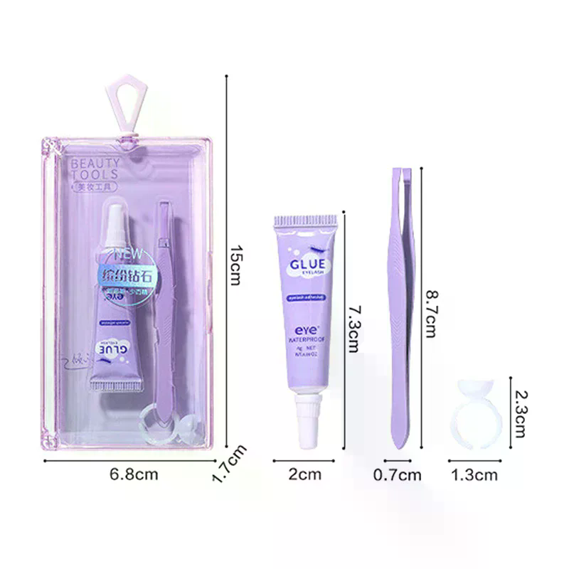 Klej do rzęs z zestawem pęset, – Eyelash Extension Eye Irritation recenzja i cena